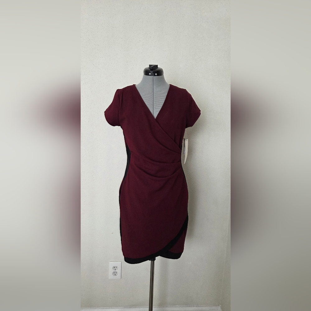 Almost Famous Deep Burgundy Midi Dress